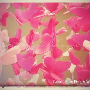 Pick 2 Colors - Ombre - Large Vellum Butterfly..