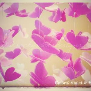 Pick 2 Colors - Ombre - Medium Vellum Butterfly..